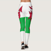 Wales-Flagge Leggings (Rückseite)