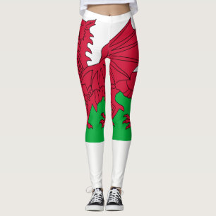 Wales-Flagge Leggings