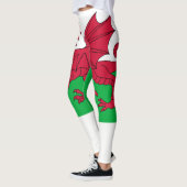 Wales-Flagge Leggings (Links)