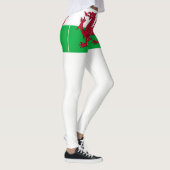 Wales-Flagge Leggings (Rechts)