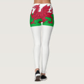 Wales-Flagge Leggings (Rückseite)