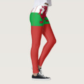 Wales-Flagge Leggings (Rechts)