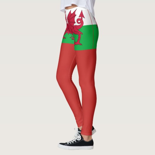 Wales-Flagge Leggings (Links)