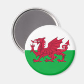 Wales-Flagge Magnet (Vorderseite/Rückseite)