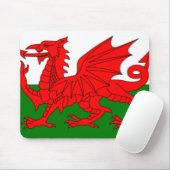 Wales-Flagge Mousepad (Mit Mouse)