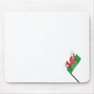 Wales-Flagge Mousepad