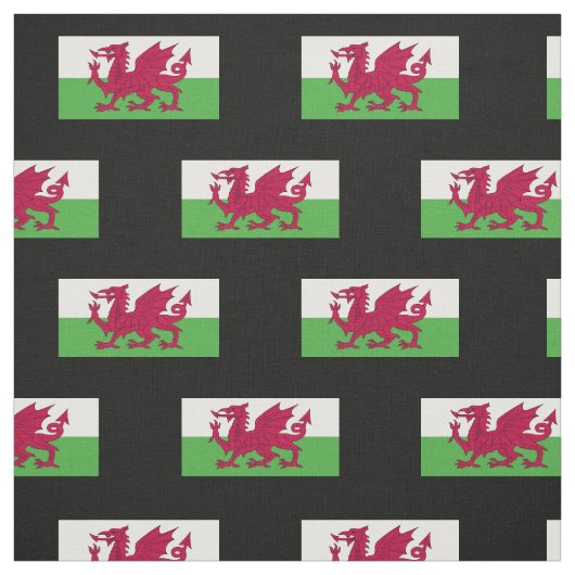 Wales-Flagge Stoff (Muster)