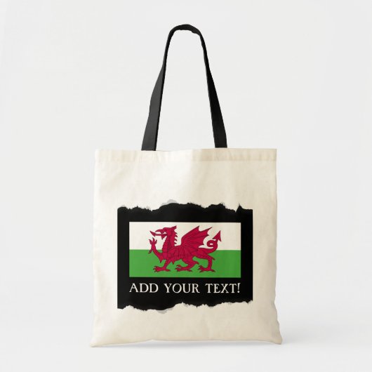 Wales-Flagge Tragetasche (Vorne)