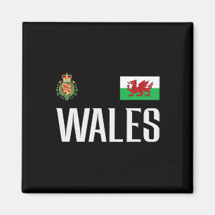 Wales-Flagge Walisische Fußball-Fan Männer Frauen Magnet