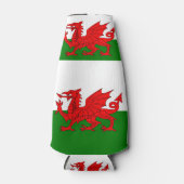 Wales flagge Welsh Red Dragon Flaschenkühler (Vorderseite)