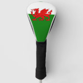 Wales flagge Welsh Red Dragon Golf Headcover (Vorderseite)