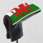 Wales flagge Welsh Red Dragon Golf Headcover (3/4 Vorderseite)