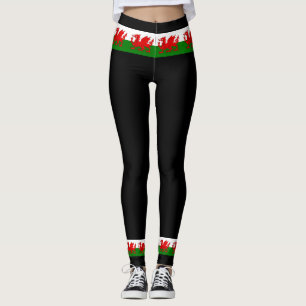 Wales flagge Welsh Red Dragon Leggings