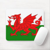 Wales flagge Welsh Red Dragon Mousepad (Mit Mouse)