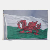 Wales-Flaggen-Geschirrtücher Handtuch (Horizontal)