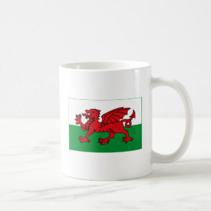 Wales-Flaggen-(helle) Tasse