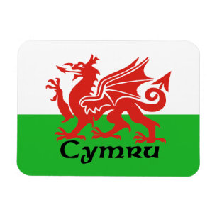 Wales-Flaggen-Magnet Magnet
