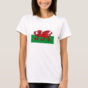 Wales-Flaggen-T - Shirt
