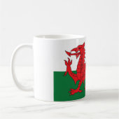 Wales-Flaggen-Tasse Kaffeetasse (Links)