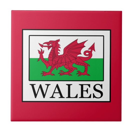 Wales Fliese (Vorderseite)