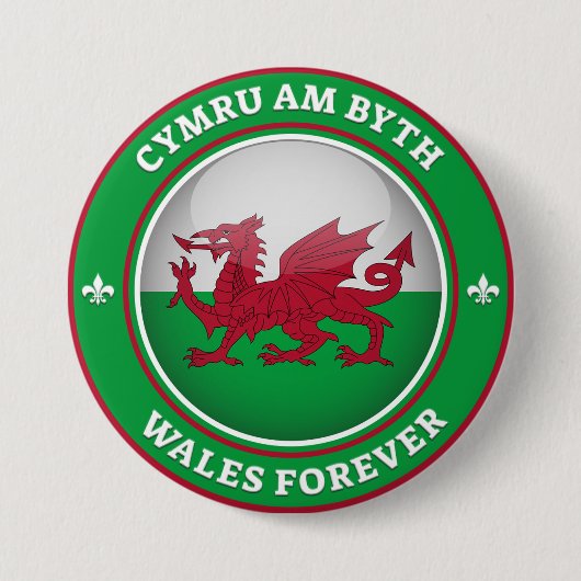 Wales Forever Button (Vorderseite)