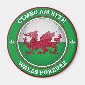 Wales Forever Magnet (Vorne)