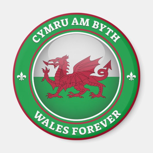 Wales Forever Magnet (Vorne)