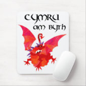"Wales Forever!" Mousepad: Roter Drache Mousepad (Mit Mouse)