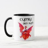 "Wales Forever!" Tasse: Roter Drache Tasse (Links)