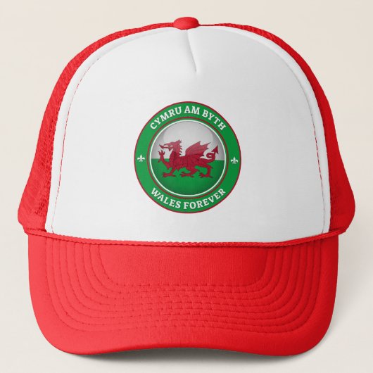 Wales Forever Truckerkappe (Vorderseite)