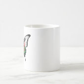 Wales Frack Butterfly Flag Sticker Kaffeetasse (Mittel)