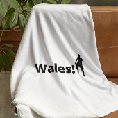 Wales Fußball Fleecedecke