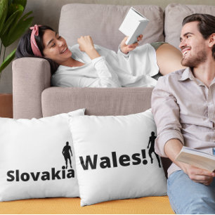 Wales Fußball Kissen