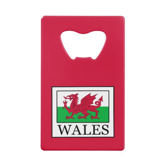Wales Geldbeutel Flaschenöffner (Vorderseite)