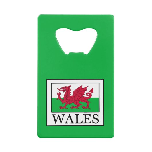 Wales Geldbeutel Flaschenöffner (Vorderseite)
