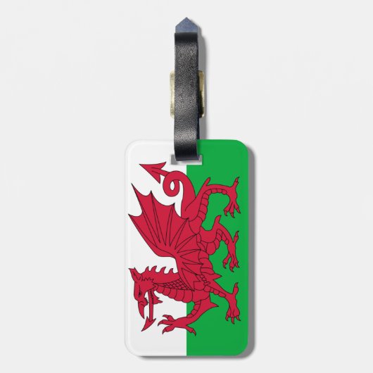 Wales Gepäckanhänger (Rückseite vertikal)