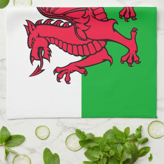 Wales Geschirrtuch (Gefaltet)