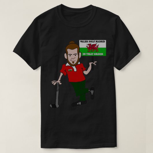 Wales Golf Madrid In dieser Reihenfolge (2) T-Shirt (Design vorne)