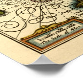 Wales - Historische Altantiquarische Britische Atl Poster (Ecke)