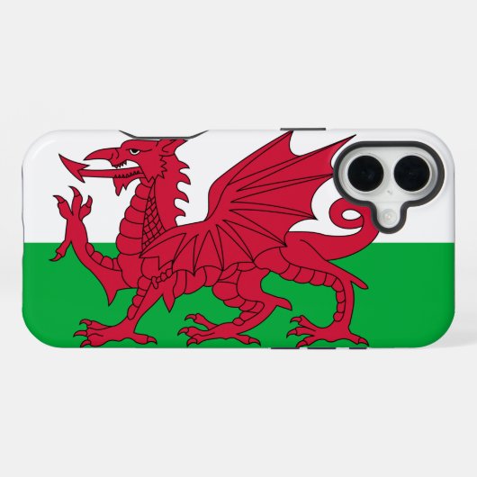 Wales iPhone Hülle (Rückseite (Horizontal))