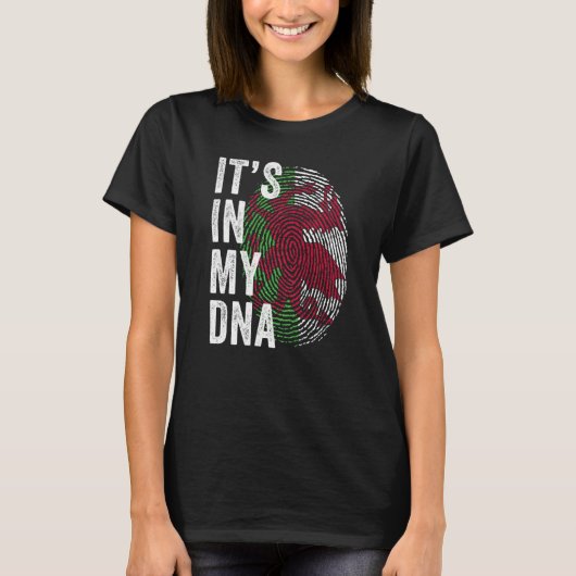 Wales It's In My DNA Cute Welsh Fingerprint Welsh T-Shirt (Vorderseite)