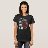 Wales It's In My DNA Cute Welsh Fingerprint Welsh T-Shirt (Vorne ganz)