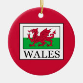 Wales Keramik Ornament (Vorne)