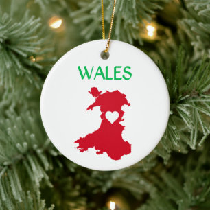 Wales Keramik Ornament