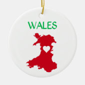 Wales Keramik Ornament (Vorne)
