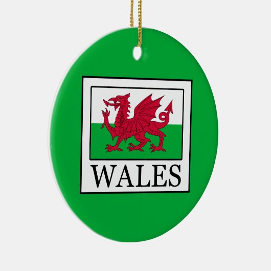 Wales Keramik Ornament (Rechts)