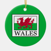 Wales Keramik Ornament (Vorne)