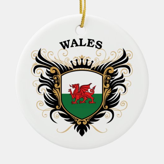 Wales Keramikornament (Vorne)