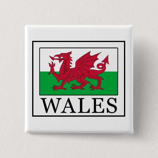 Wales-Knopf Button (Vorderseite)