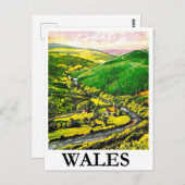 Wales, Landschaft, Postkarte (Vorne/Hinten)